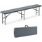 Portable 6 Ft Folding Bench Seat with Handle for Picnic Camping Tailgate